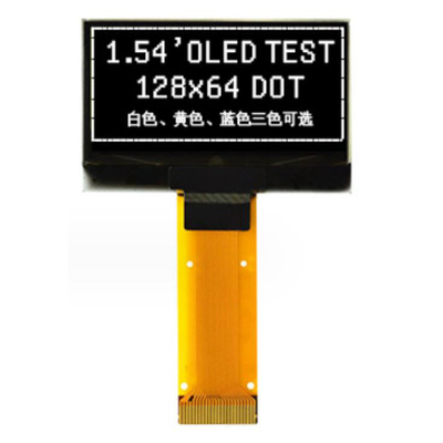 1Écran monochrome OLED SSD1309 de 54 pouces avec interfaces SPI parallèles et 4 fils