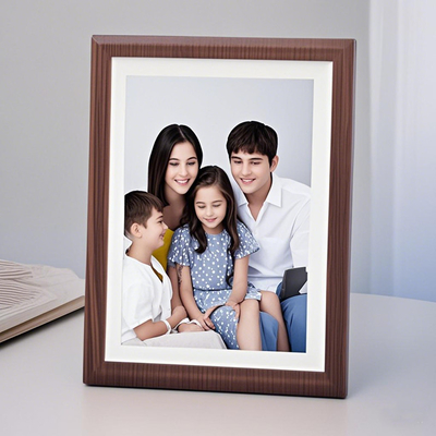 10.1 pouces Smart WiFi Digital Photo Frame HD IPS LCD 1280x800 Résolution 16 Go de stockage de musique en plastique partagé par le biais de l'application Frameo