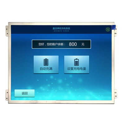 Affichage à cristaux liquides de 10,4 IPS de pouce TFT 1024x768 avec l'interface 30 Pin Color Display de LVDS