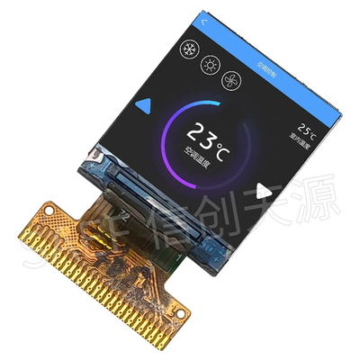 Interface de l'affichage 128x128 IPS MCU d'affichage à cristaux liquides de place de 0,85 pouces avec le contre-jour blanc de LED