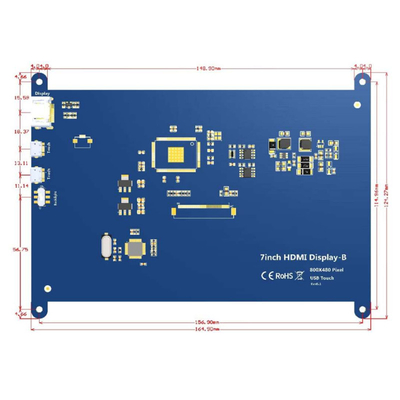 Raspberry PI 7 pouces HDMI TFT LCD Display avec écran tactile capacitif