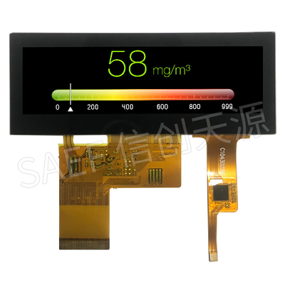480x128 3,9 module de pouce RVB TFT LCD avec le Pin capacitif de l'écran tactile 40