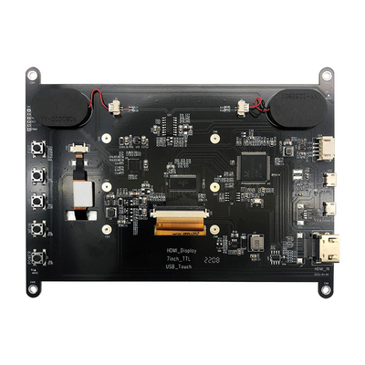 Affichage d'affichage à cristaux liquides de HDMI TFT de 7 pouces, module capacitif d'écran tactile de PCAP TFT