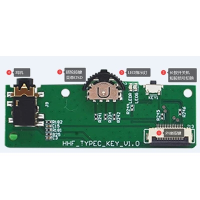 15,6 module de commande d'affichage de pouce HDMI TFT LCD avec construit dans le TYPE fonction de C