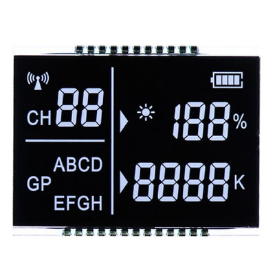 Écran LCD à segment du compteur d'énergie électrique