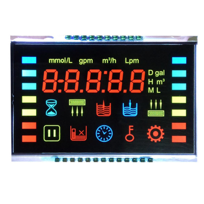 Écran segment personnalisé haut-parleur Bluetooth affiche la température, la tension, le courant, générateur d'oxygène, segment LCD