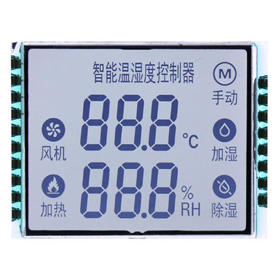 Écran LCD à segment du compteur d'énergie électrique