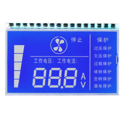 Écran segment personnalisé haut-parleur Bluetooth affiche la température, la tension, le courant, générateur d'oxygène, segment LCD