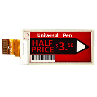 2Écran Eink de 13 pouces, résolution 122x250 points, écran nu, module d'affichage d'écran en papier électronique, 3 couleurs rouge, noir et blanc