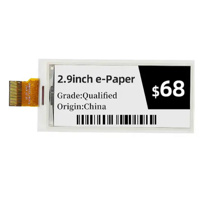 2.9 pouces ESL Affichage électronique de papier électronique Eink Étiquette numérique