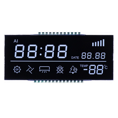Panneau LCD TN personnalisé, LCD du compteur avec tension, courant, température, caractères/segments de puissance
