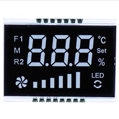 Panneau LCD TN personnalisé, LCD du compteur avec tension, courant, température, caractères/segments de puissance