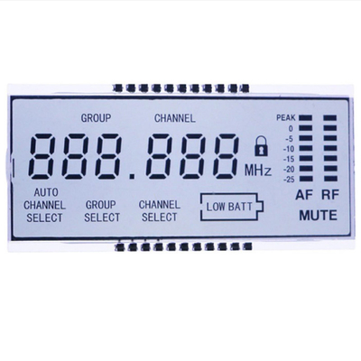 Panneau LCD TN personnalisé, LCD du compteur avec tension, courant, température, caractères/segments de puissance