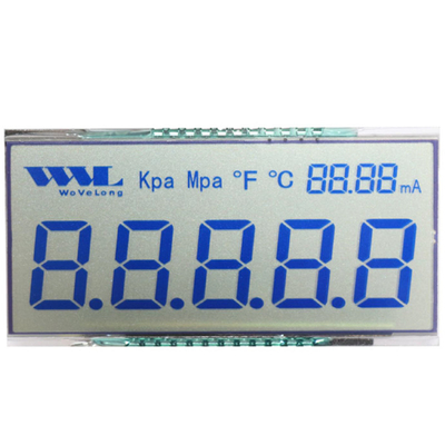 Panneau LCD TN personnalisé, LCD du compteur avec tension, courant, température, caractères/segments de puissance