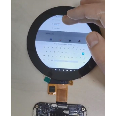 3.4 pouces personnalisé LCD rond Android RK3566 Affichage des médias publicitaires Avec Avec PCAP Touch