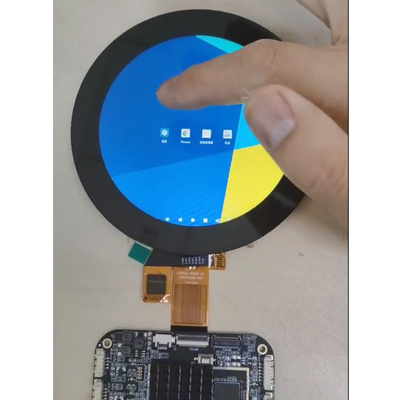 3.4 pouces personnalisé LCD rond Android RK3566 Affichage des médias publicitaires Avec Avec PCAP Touch