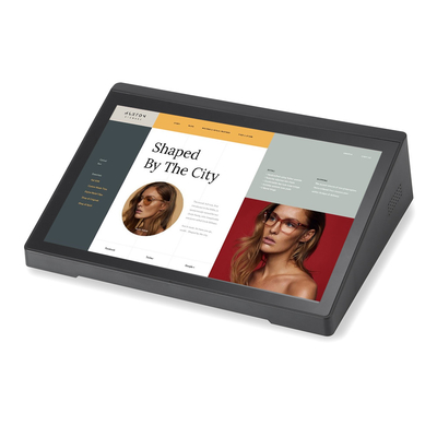 10Affichage tactile Android en forme de W de 0,1 pouce avec processeur quad-core A55 PC Android tout-en-un