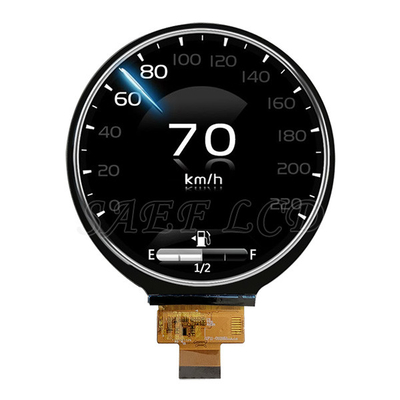 Grade automobile 4 pouces 720 x 720 points Affichage LCD TFT rond Interface MIPI 1000nits