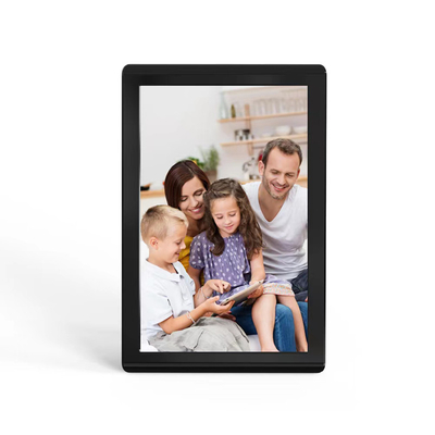 10Cadre photo numérique WiFi de 1 pouce, écran IPS 1280x800, rotation automatique des images et des vidéos