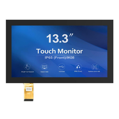 Écran tactile capacitif IPS TFT écran LCD 13,3 pouces affichage EDP FHD