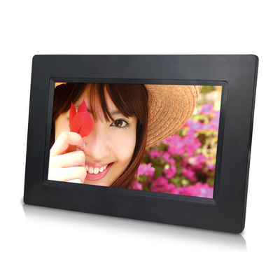 Cadre photo numérique vidéo de 7 pouces 1024x600 Ips Full Angle Non intégré
