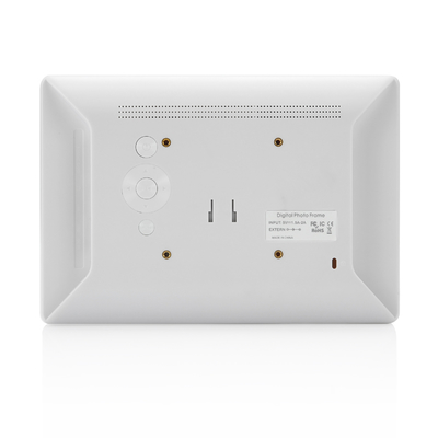 Cadre photo numérique de 10,1 pouces monté sur le mur 1280x800 IPS Écran de rotation automatique de l'image et de la fonction vidéo