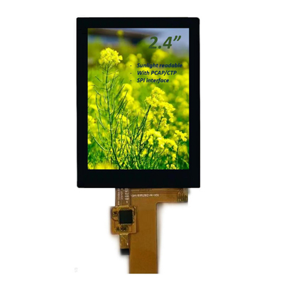 Écran tactile LCD Module 2,4 pouces Affichage lisible par la lumière du soleil, 2,4 pouces Tout angle de vision Écran tactile LCD