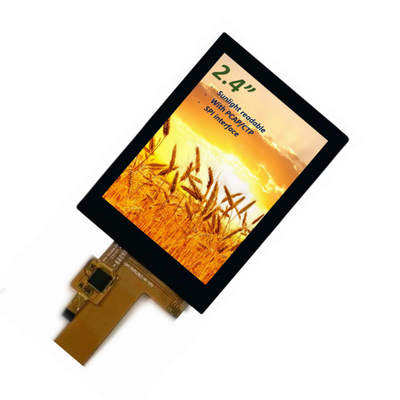 Écran tactile LCD Module 2,4 pouces Affichage lisible par la lumière du soleil, 2,4 pouces Tout angle de vision Écran tactile LCD