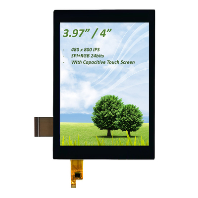 Affichage TFT PCAP de 4 pouces (3,97&quot;), écran tactile IPS capacitif à écran LCD TFT de 4 pouces