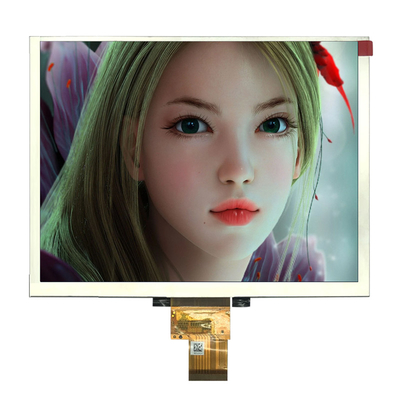 Affichage TFT industriel de 8 pouces à revêtement dur 800x600 points 24 bits RGB 50 broches