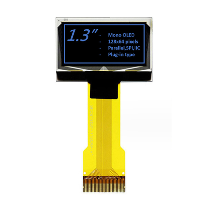 1Module d'affichage OLED monochrome de.3 pouces 128x64 pixels Blanc/Bleu en option