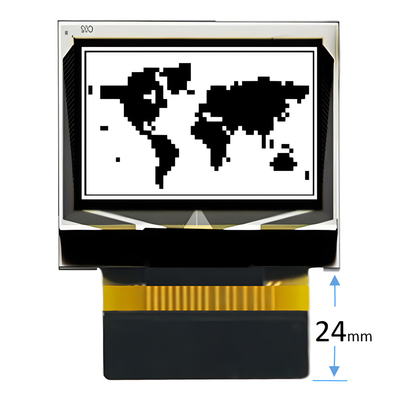 0Écran OLED minuscule de 42 pouces 72x40 Connexion graphique ZIF Interface SPI et IIC