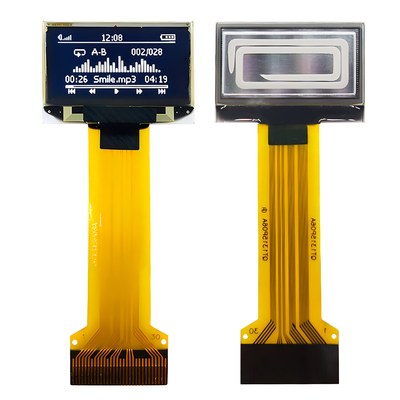 0.96 pouces 30 broches ZIF Connecteur OLED Écran mince Panneau 128x64 Dot Matrix SPI Interface I2C