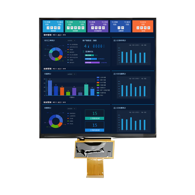 Affichage LCD TFT de 7,6 pouces lisible par la lumière du soleil 1000 nits 800x800 pixels Écran IPS de type carré