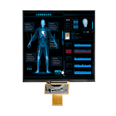 Panneau LCD haute luminosité 1000 Nits 7,6 pouces IPS Carré TFT affichage LCD 800x800 points avec interface MIPI