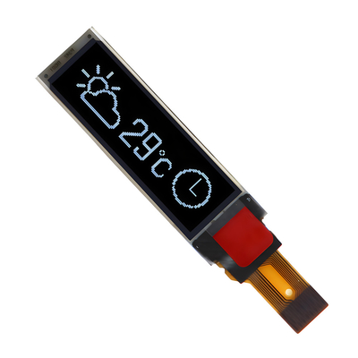 0Module d'affichage OLED mince de.87 pouces 128x32 pixels Interface I2C Texte blanc/bleu