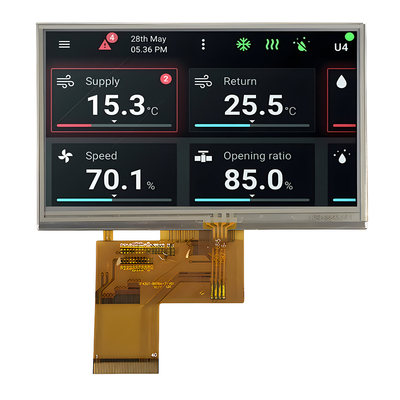 4Module LCD IPS TFT résistif tactile de 3 pouces avec une résolution de 480x272 pixels et une interface RVB