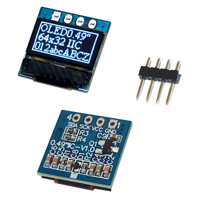 0Affichage graphique OLED de 49 pouces avec 4 broches d'en-tête SSD1315