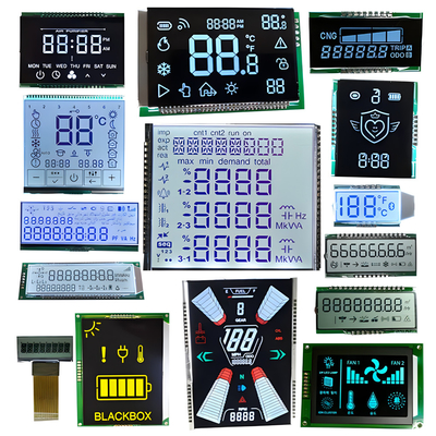 Taille personnalisée Écran LCD à chiffres VA TN HTN FSTN Affichage monochrome à 7 segments personnalisé