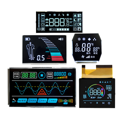 Écran LCD monochrome TN HTN personnalisé pour compteurs d'électricité