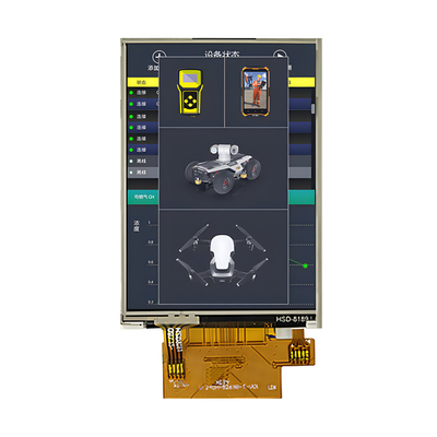 2.4 pouces Haute luminosité 800nits IPS TFT affichage 240x320 Module de matrice de points