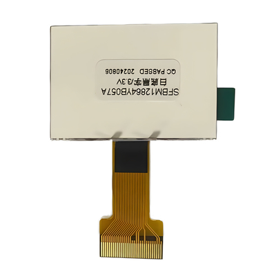 128X64 pixels COG LCD FSTN positif 3.3v avec unité de rétroéclairage blanc