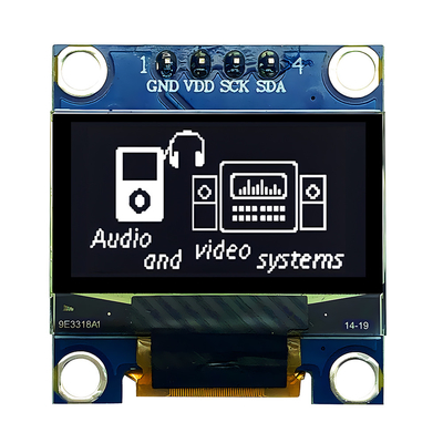 0.96 pouces Module de carte d'affichage OLED 12864 128X64 IIC pilote I2C 4 broches Pour Raspberry Pi Arduino