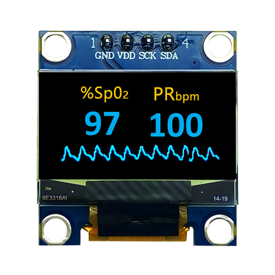 0.96 pouces Module de carte d'affichage OLED 12864 128X64 IIC pilote I2C 4 broches Pour Raspberry Pi Arduino