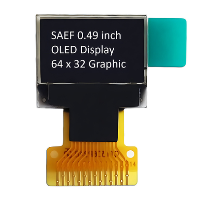 Affichage OLED de petite taille à faible coût 0,49 pouce Interface I2C pour application portative