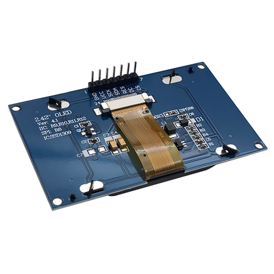 2Module d'affichage OLED de 42 pouces 128x64 points avec interface SPI et couleurs de police blanche et bleue