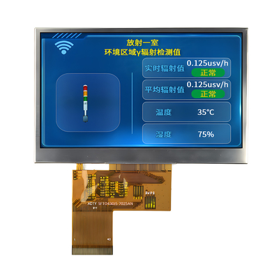 4.3 pouces IPS TFT LCD 480 * 272 pixels 262K Affichage couleur complète ST7283 pilote IC