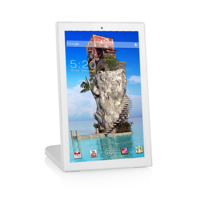 Affichage tactile Android 10,1 pouces en forme de L multifonctionnel avec RJ45 POE et HDMI