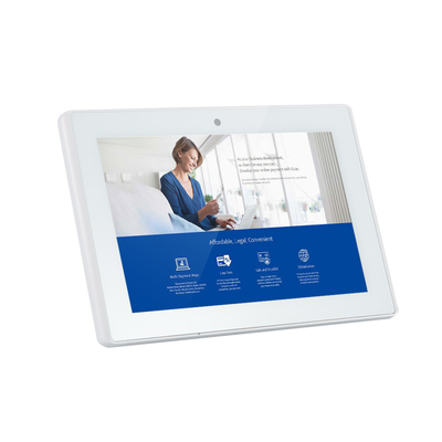 Affichage tactile Android de 8 pouces monté sur le mur avec écran IPS 1280x800 tout en un seul PC tablette