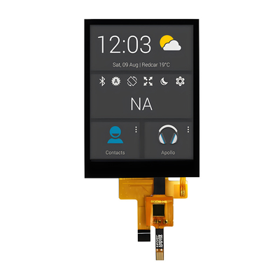2Affichage IPS TFT de 8 pouces avec liaison optique Interface SPI IIC de 400 nits